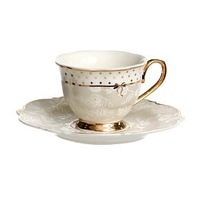 �� 6 ��� ������/����� Luna dots ����/���/��� 80 �� Bone China